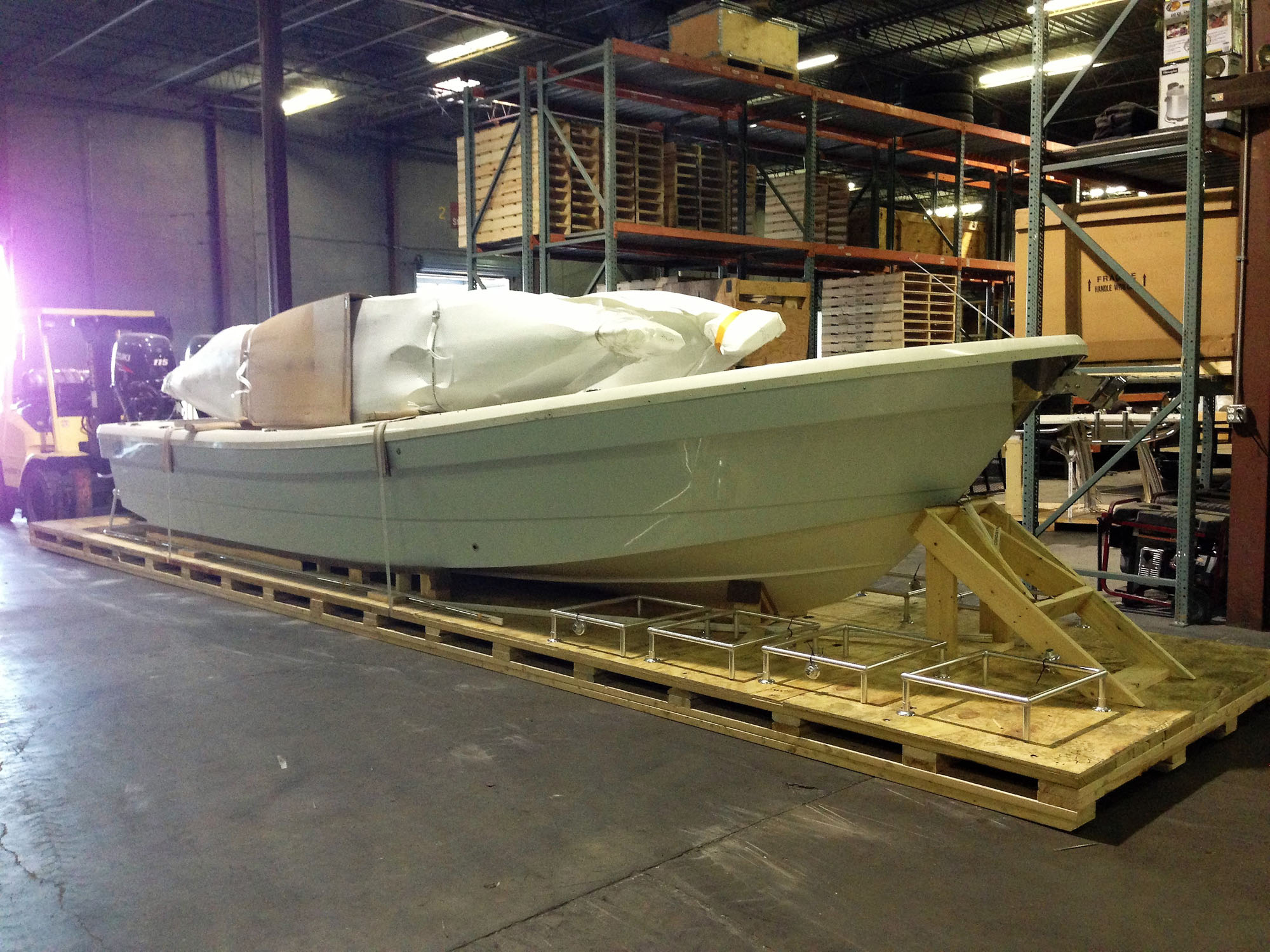 All American Crating | Boat For Loading